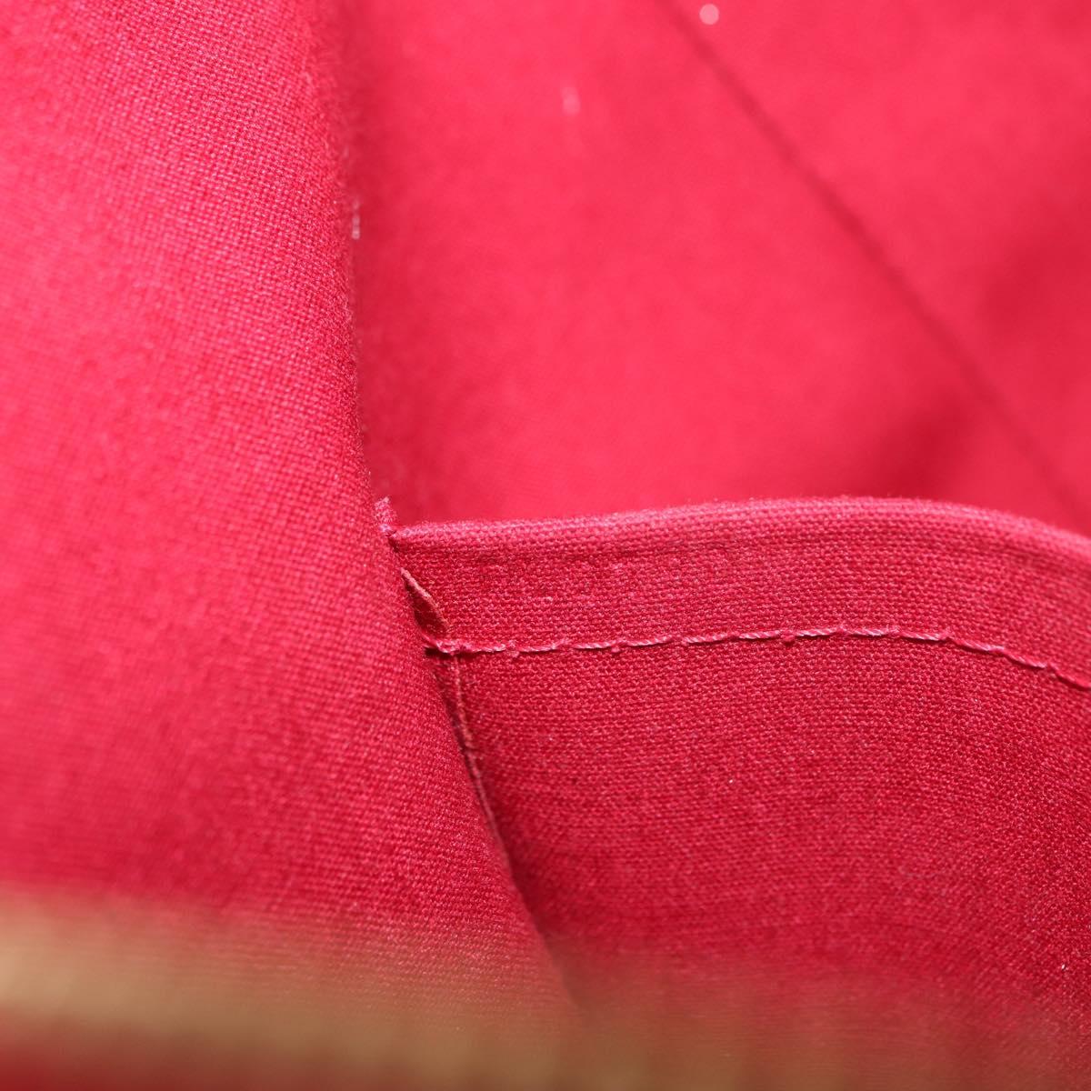 LOUIS VUITTON Monogram Vernis Bellevue PM Bag Pomme D'amour M93583 Auth 150365