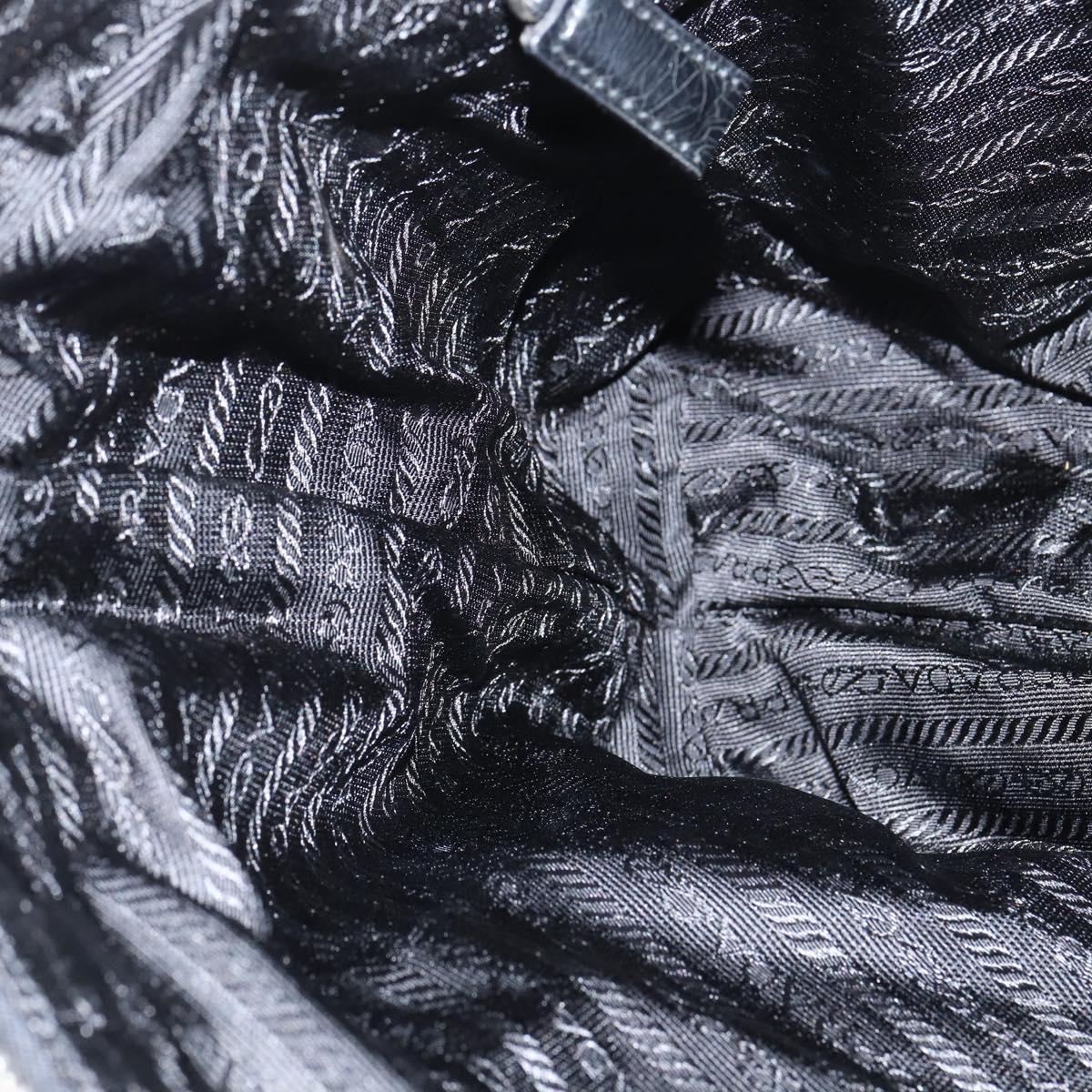 PRADA Shoulder Bag Nylon Pink Silver Auth 150388