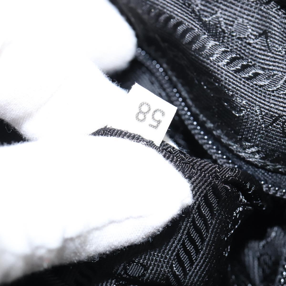 PRADA Shoulder Bag Nylon Pink Silver Auth 150388