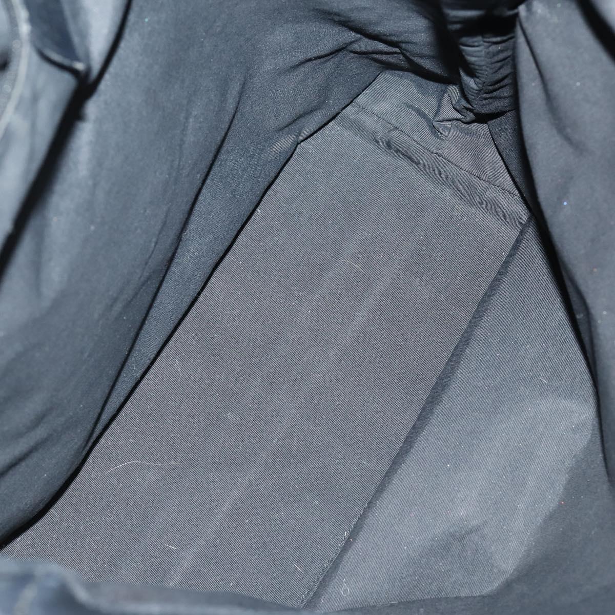 GUCCI GG Canvas Tote Bag 2 Set Light Blue Black Auth 150393