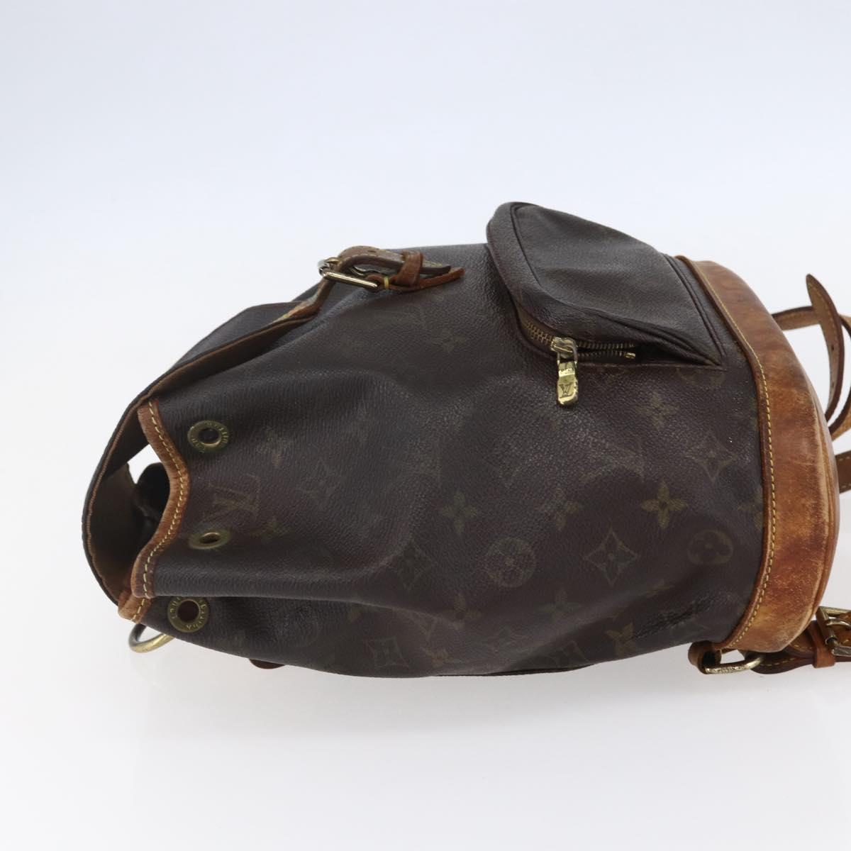 LOUIS VUITTON Monogram Montsouris MM Backpack M51136 LV Auth 150398