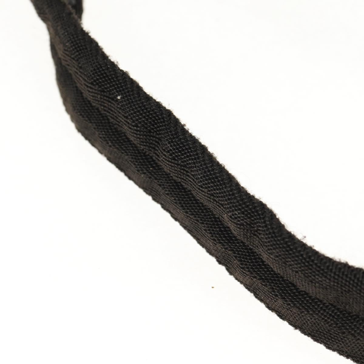 PRADA Backpack Nylon Black Silver Auth 150414