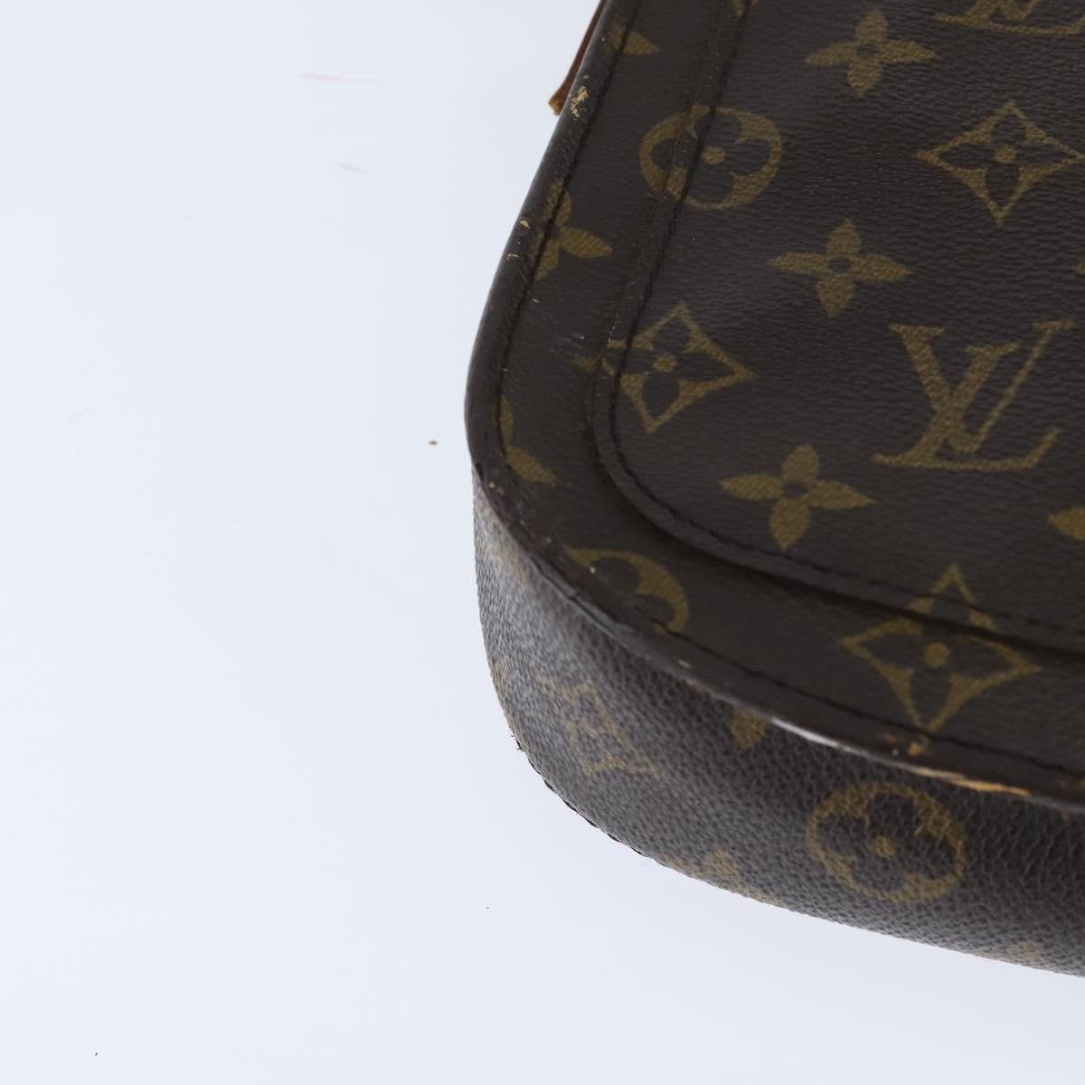 LOUIS VUITTON Monogram Saint Cloud MM Shoulder Bag M51243 LV Auth 150421