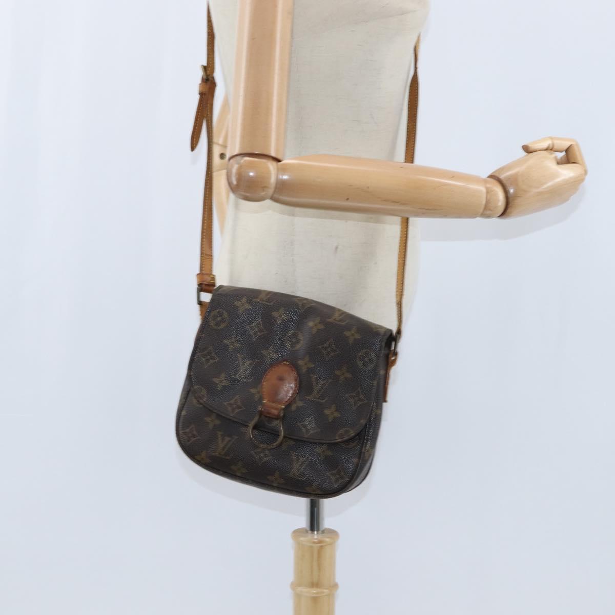 LOUIS VUITTON Monogram Saint Cloud MM Shoulder Bag M51243 LV Auth 150421