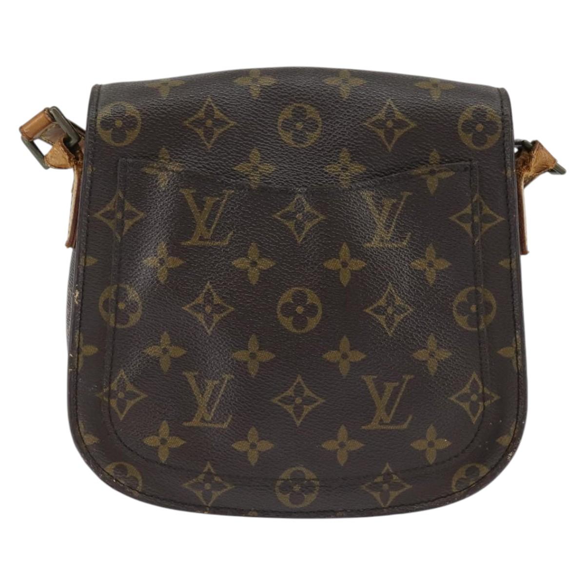 LOUIS VUITTON Monogram Saint Cloud MM Shoulder Bag M51243 LV Auth 150421