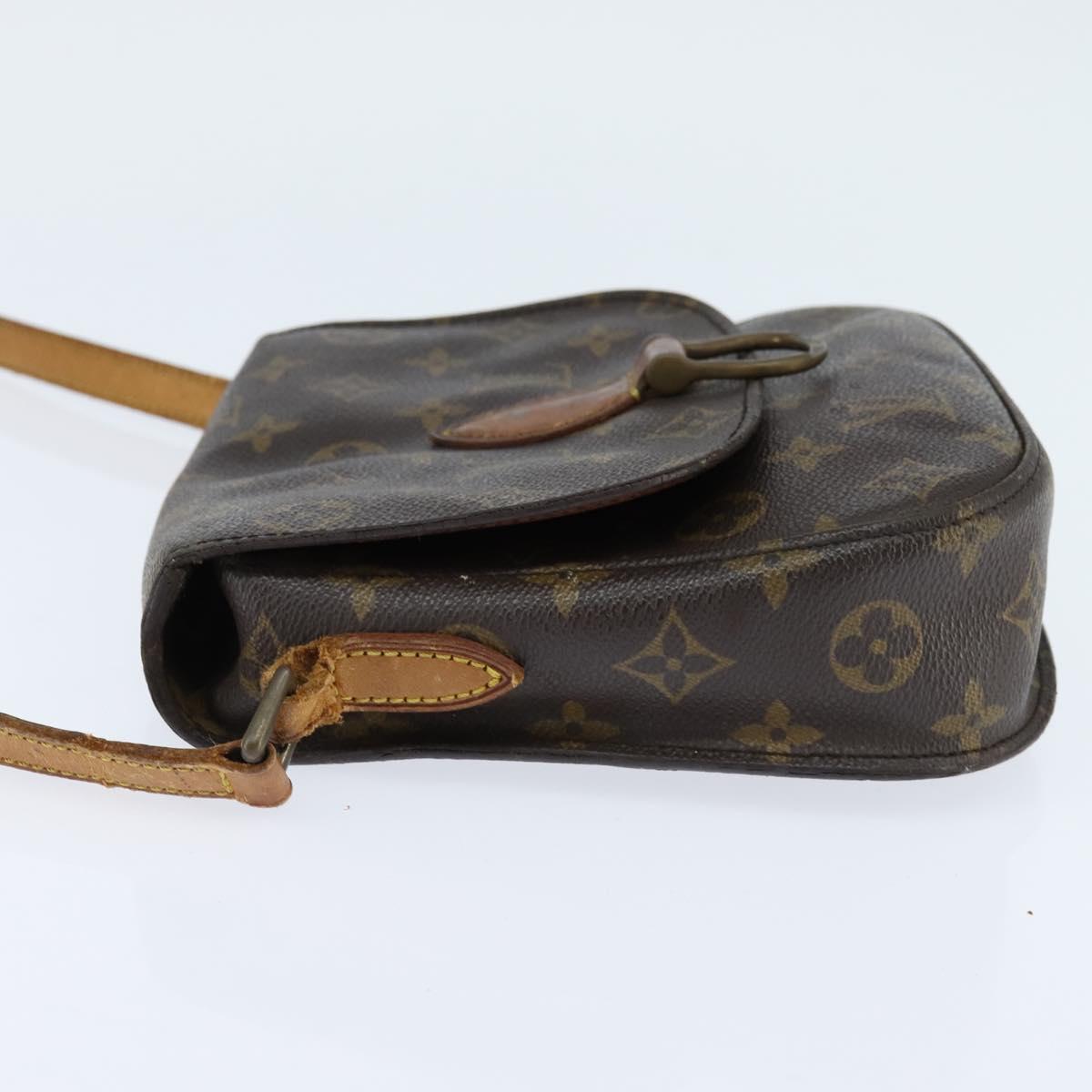 LOUIS VUITTON Monogram Saint Cloud MM Shoulder Bag M51243 LV Auth 150421