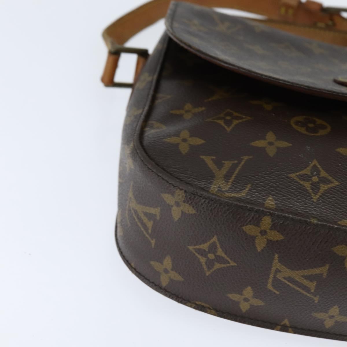 LOUIS VUITTON Monogram Saint Cloud GM Shoulder Bag M51242 LV Auth 150423