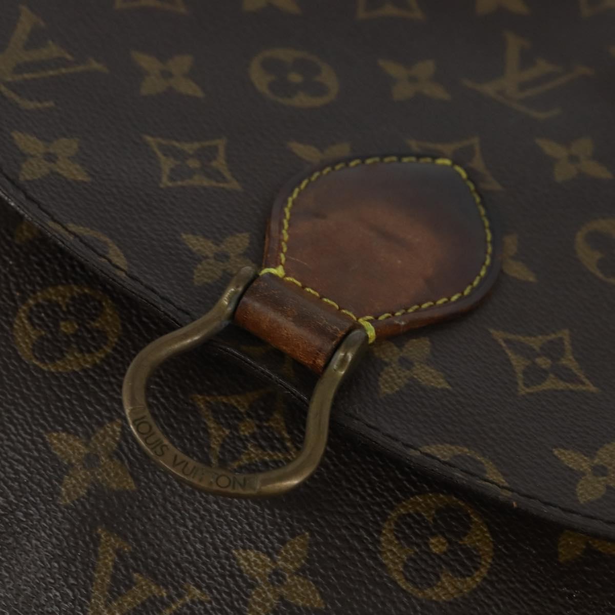 LOUIS VUITTON Monogram Saint Cloud GM Shoulder Bag M51242 LV Auth 150423