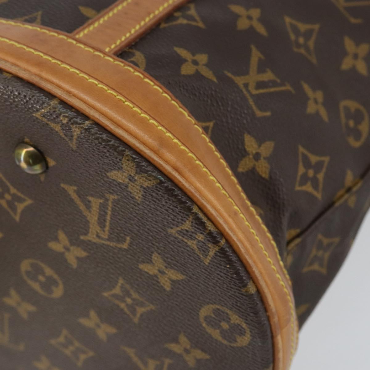 LOUIS VUITTON Monogram Bucket GM Shoulder Bag M42236 LV Auth 150424