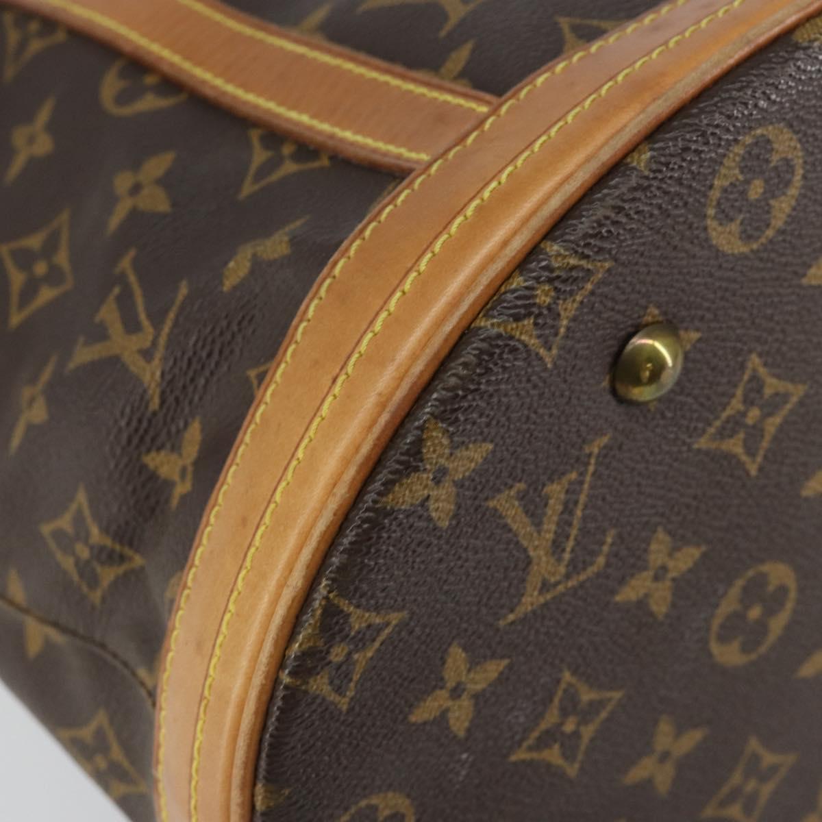 LOUIS VUITTON Monogram Bucket GM Shoulder Bag M42236 LV Auth 150424