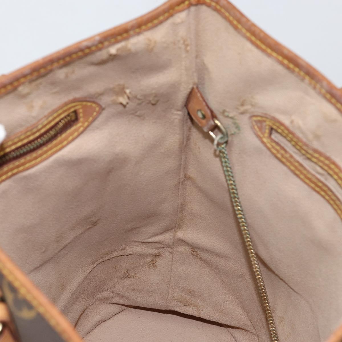 LOUIS VUITTON Monogram Bucket GM Shoulder Bag M42236 LV Auth 150424