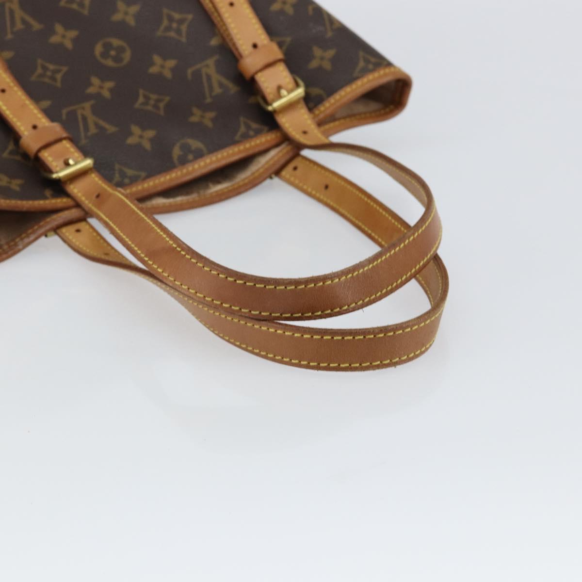 LOUIS VUITTON Monogram Bucket GM Shoulder Bag M42236 LV Auth 150424
