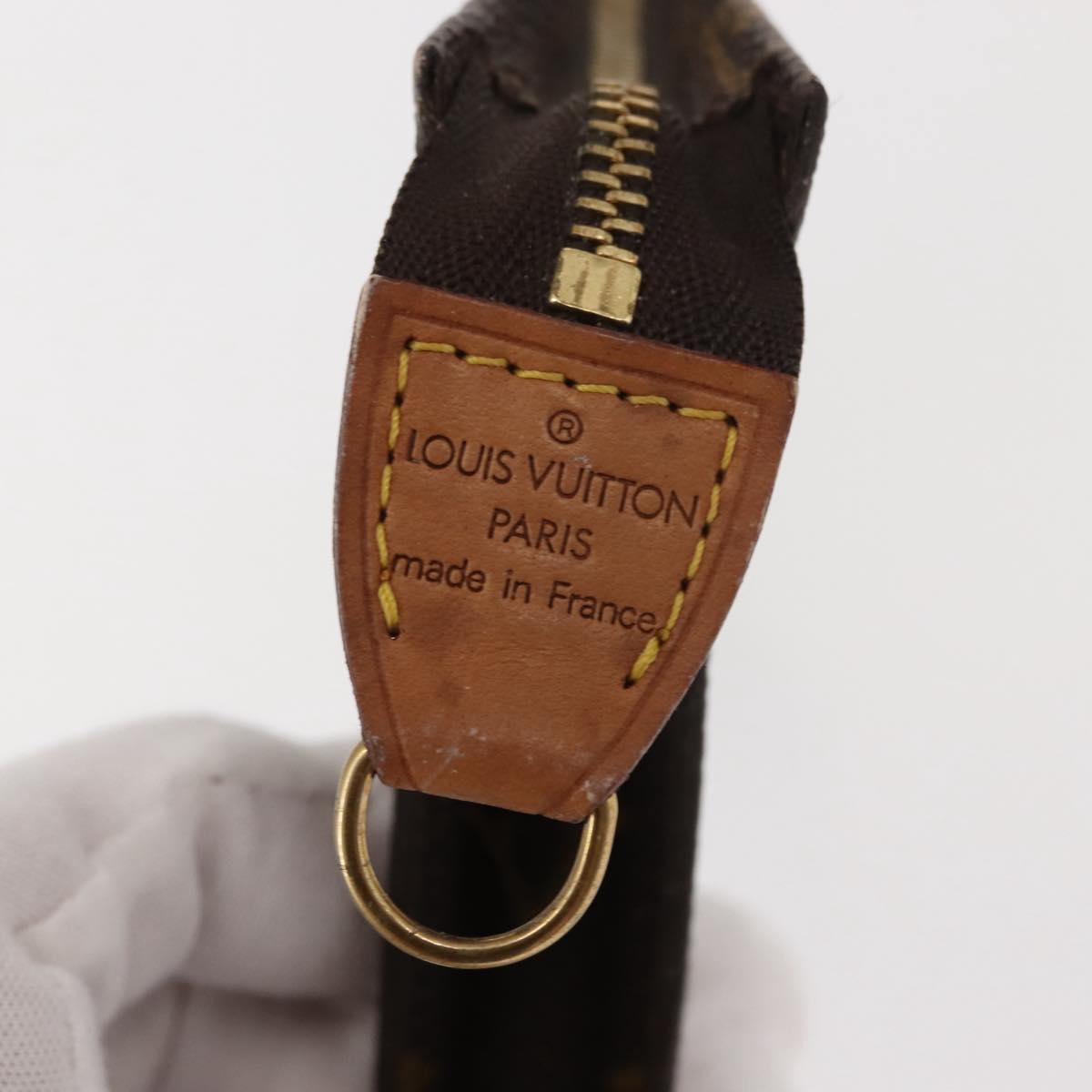 LOUIS VUITTON Monogram Bucket GM Accessory Pouch LV Auth 150425
