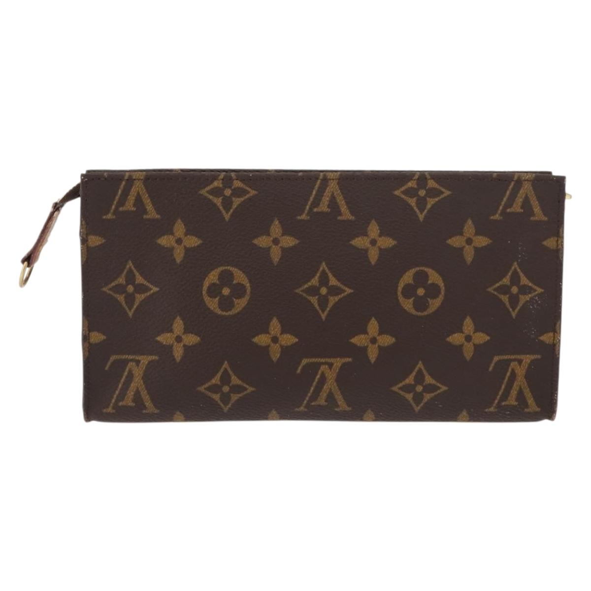 LOUIS VUITTON Monogram Bucket GM Accessory Pouch LV Auth 150425