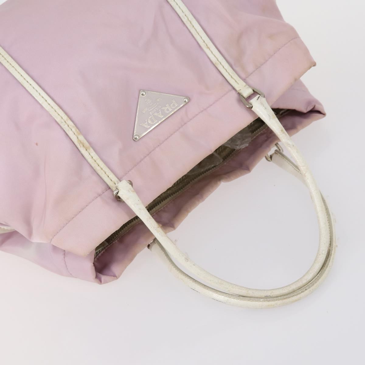 PRADA Shoulder Bag Nylon 3 Set Red Pink khaki Auth 150430