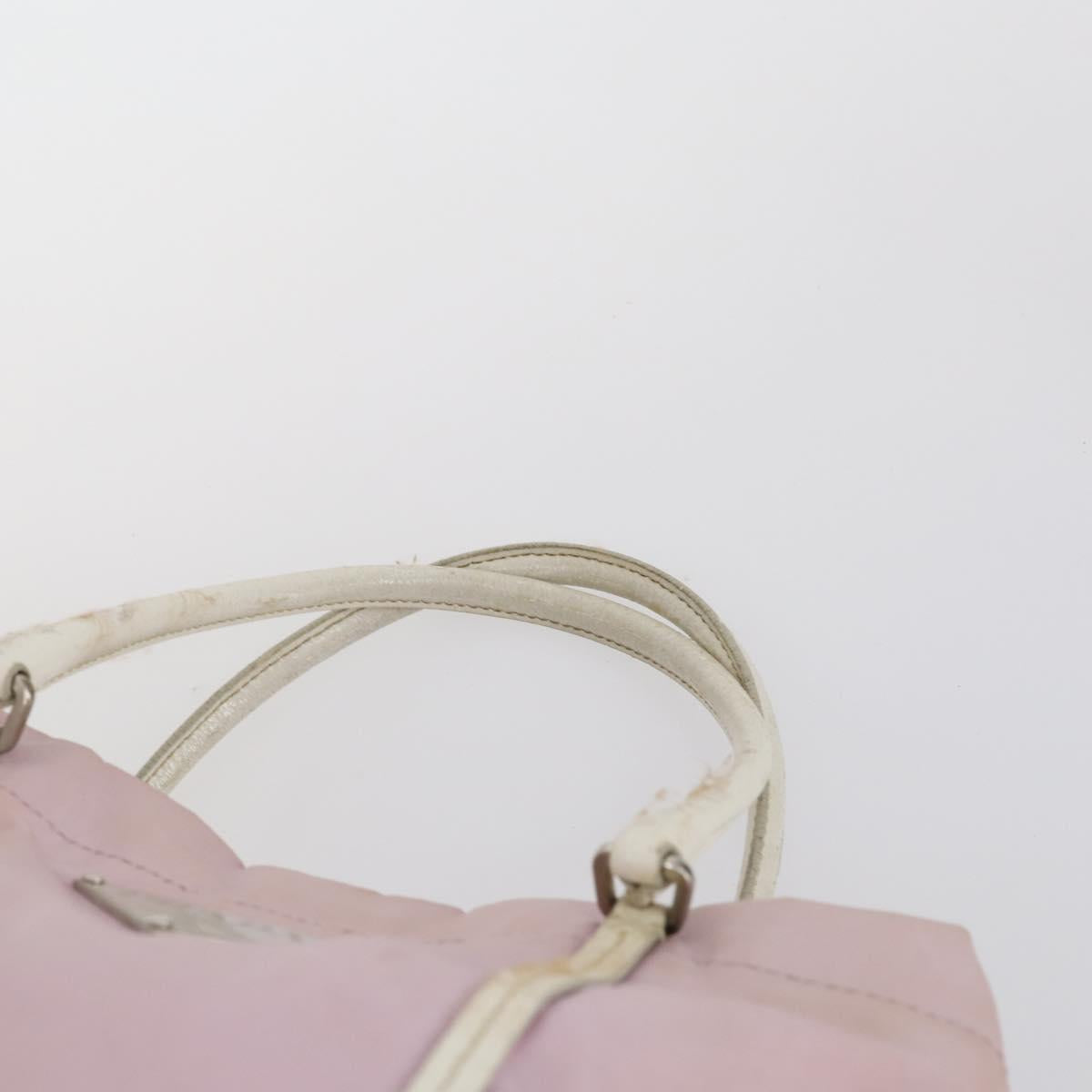 PRADA Shoulder Bag Nylon 3 Set Red Pink khaki Auth 150430