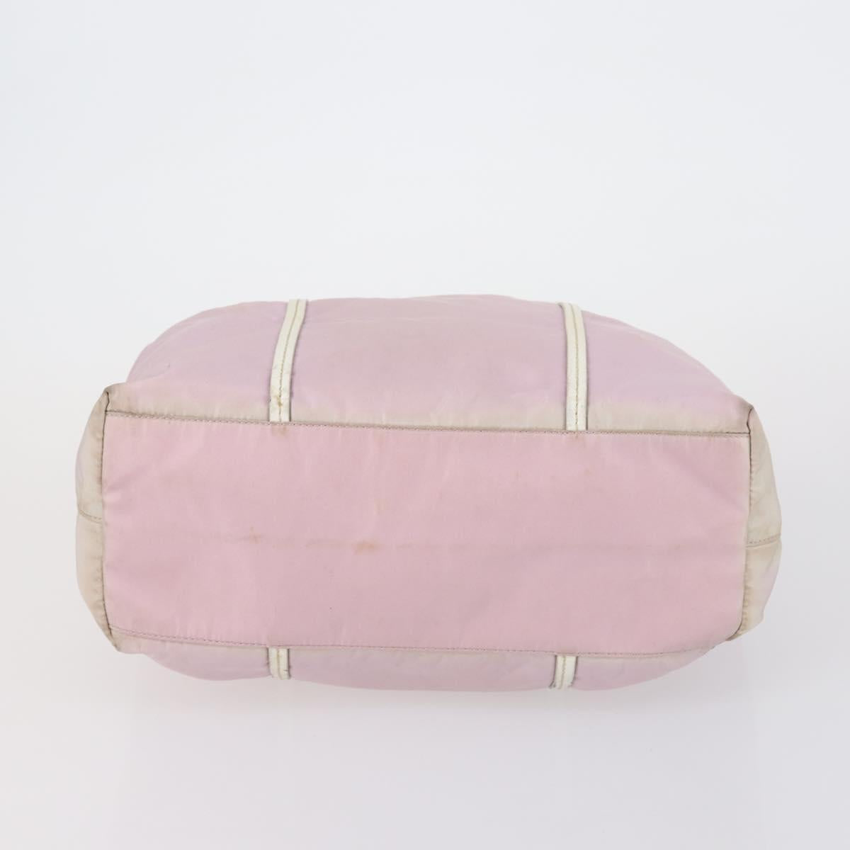 PRADA Shoulder Bag Nylon 3 Set Red Pink khaki Auth 150430