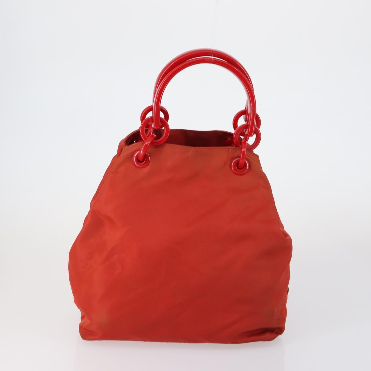 PRADA Shoulder Bag Nylon 3 Set Red Pink khaki Auth 150430