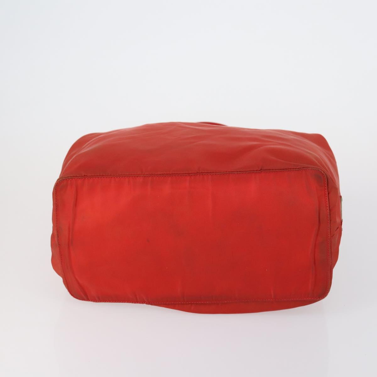 PRADA Shoulder Bag Nylon 3 Set Red Pink khaki Auth 150430