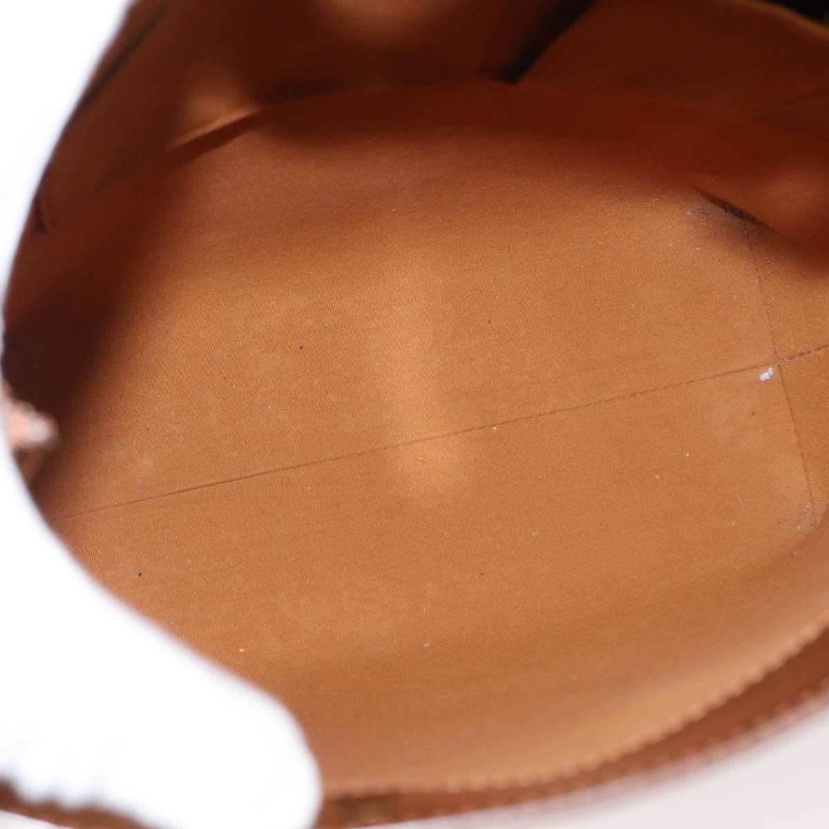 LOUIS VUITTON Monogram Vernis Reade MM Hand Bag Bronze M91143 LV Auth 150433