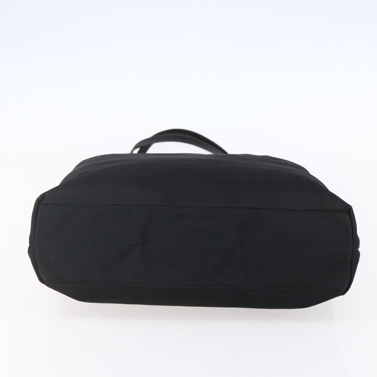 PRADA Tote Bag Nylon Black Auth 150438