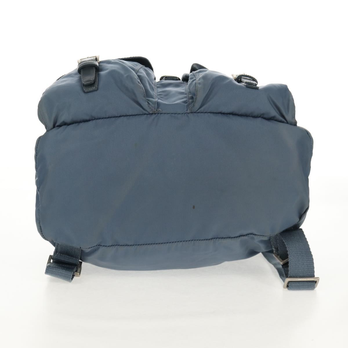 PRADA Backpack Nylon Light Blue Auth 150441