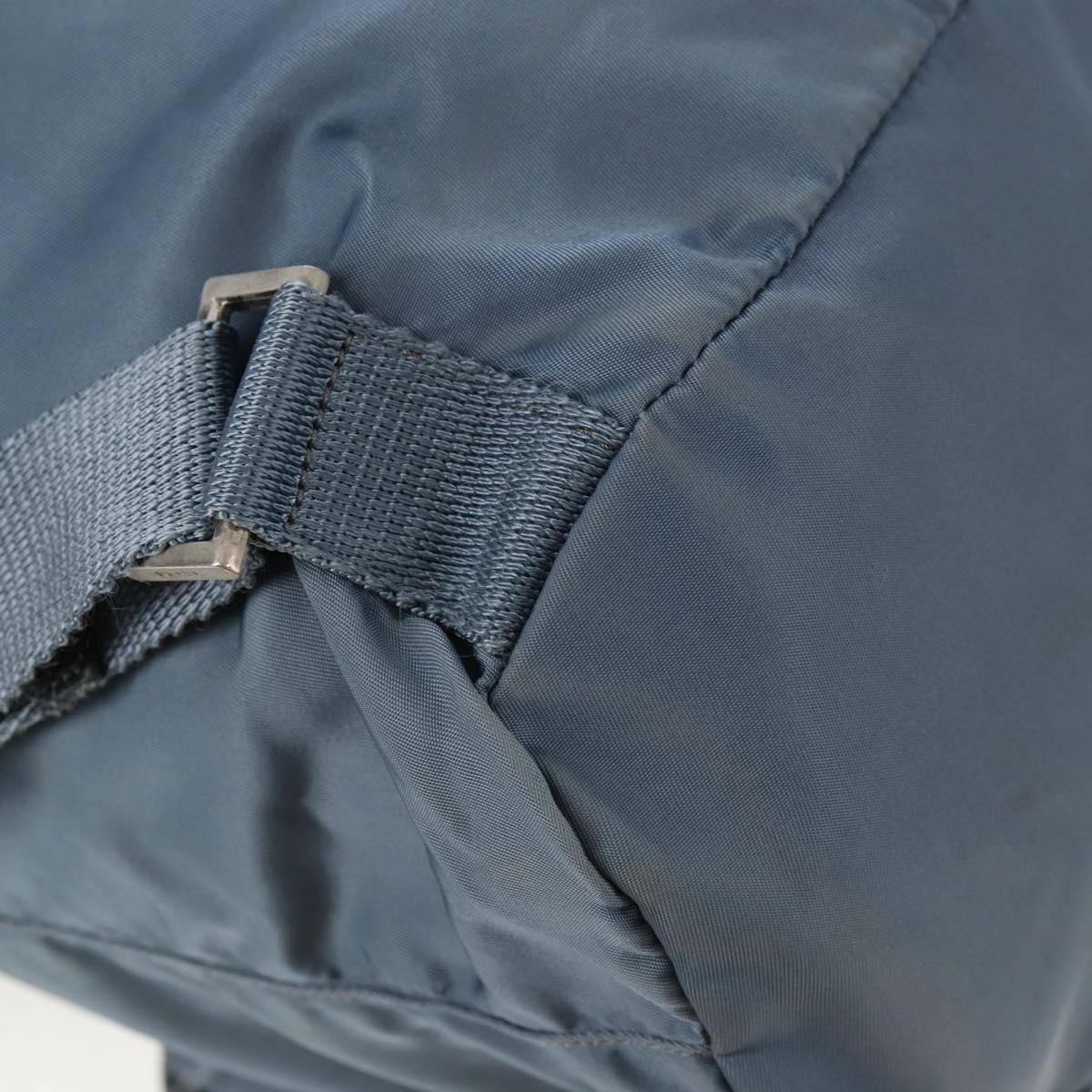 PRADA Backpack Nylon Light Blue Auth 150441