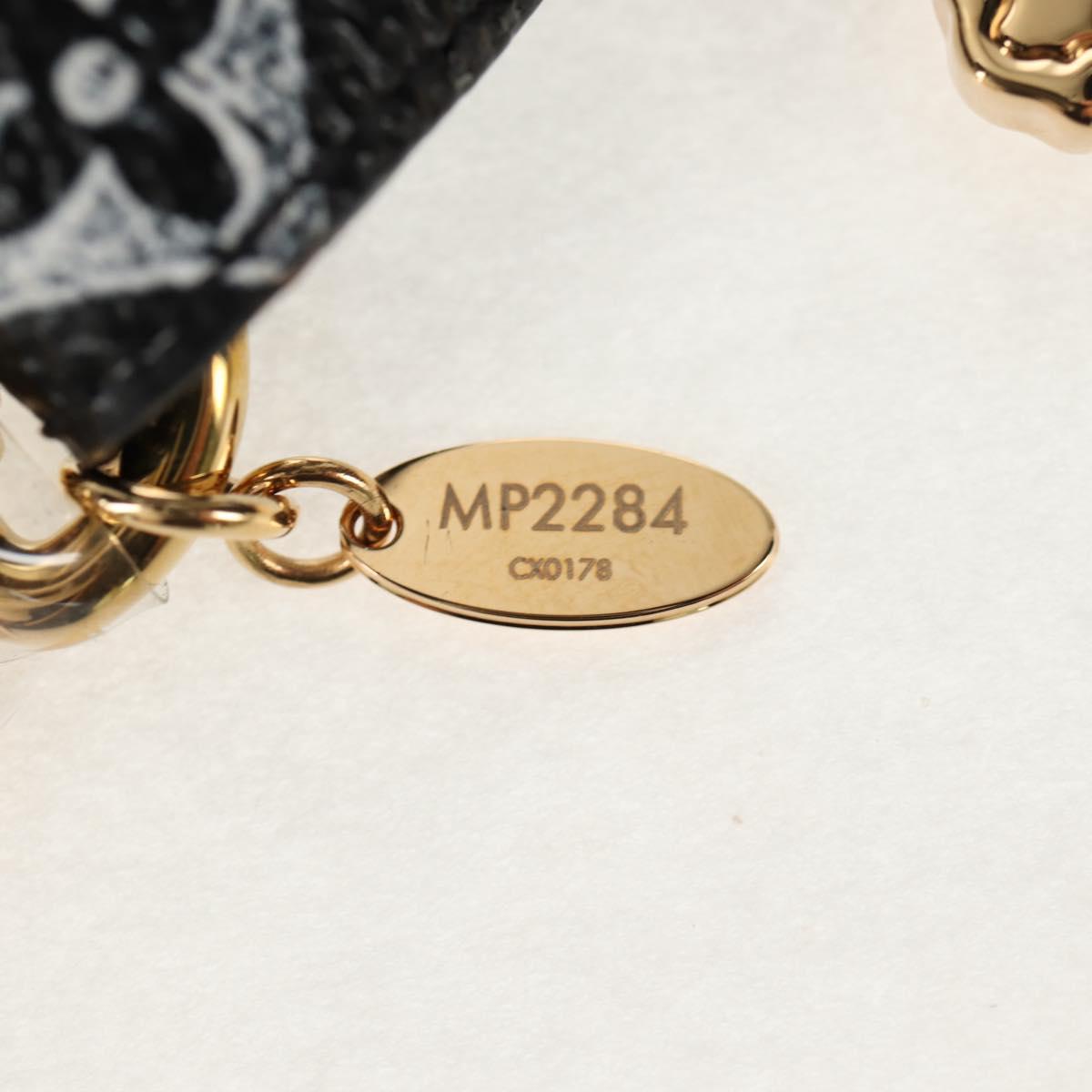 LOUIS VUITTON Catgram Flying Cat Bijoux Sac metal Gold MP2284 LV Auth 150470M