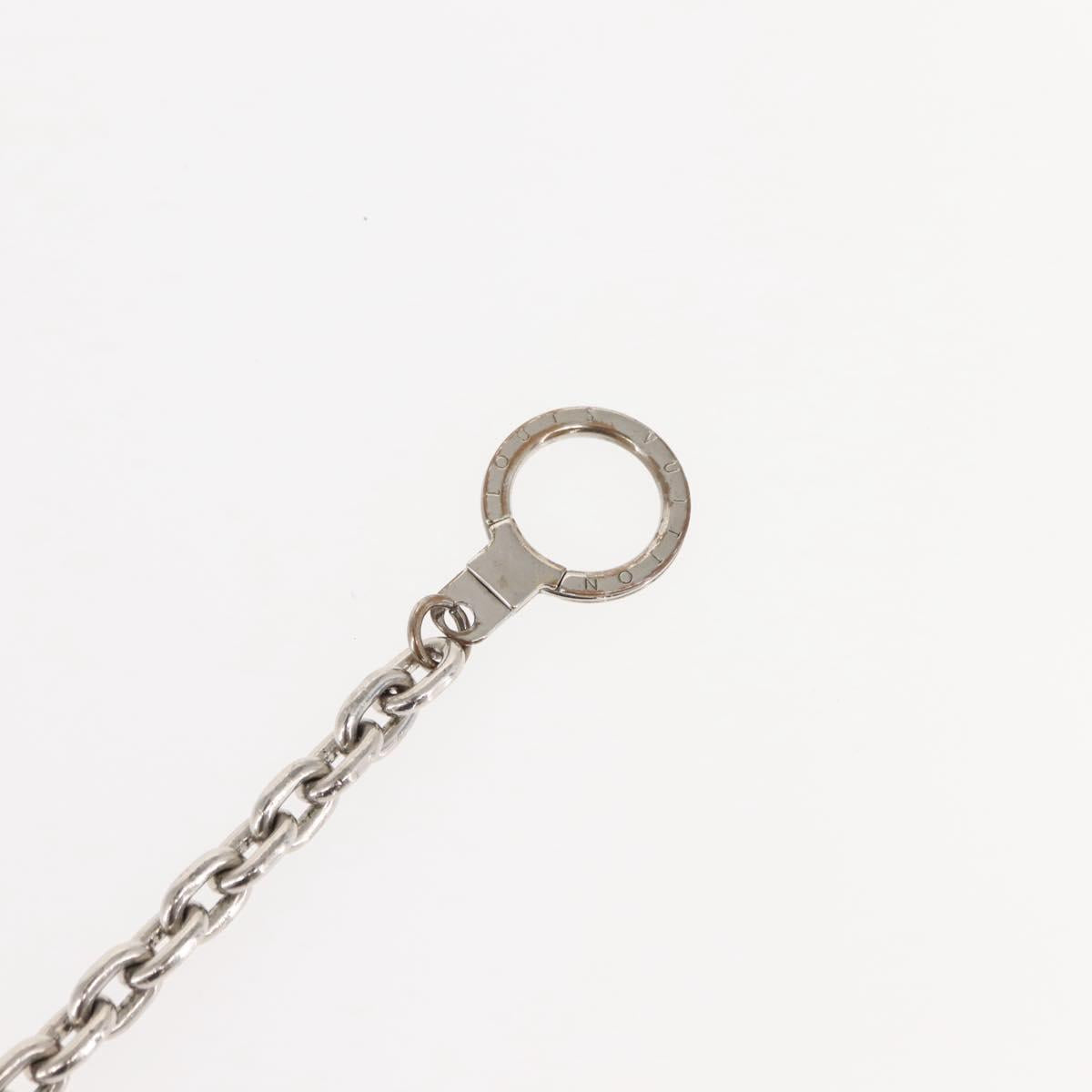 LOUIS VUITTON Chainne Anneau Cles Key Holder metal Silver M65076 LV Auth 150472