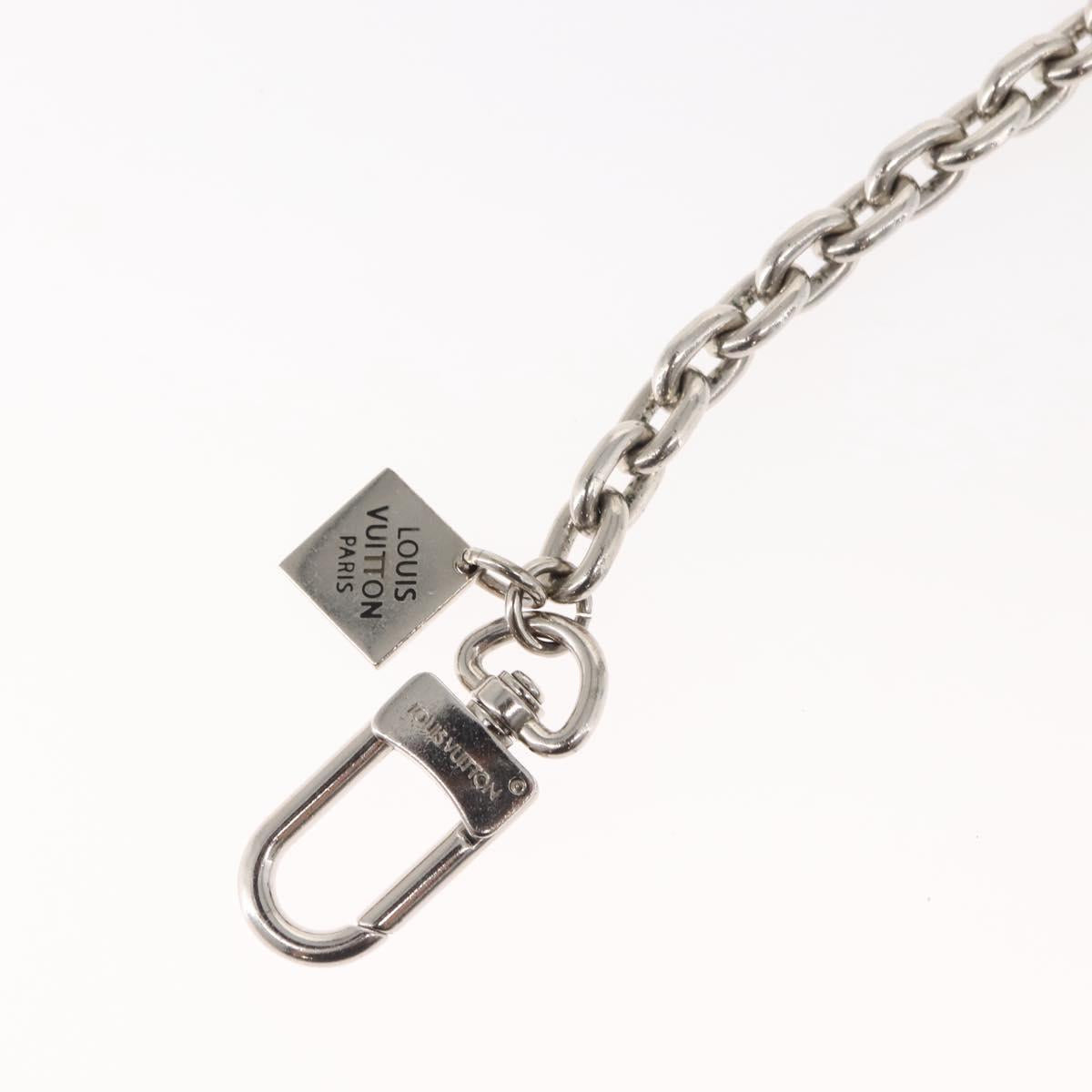 LOUIS VUITTON Chainne Anneau Cles Key Holder metal Silver M65076 LV Auth 150472