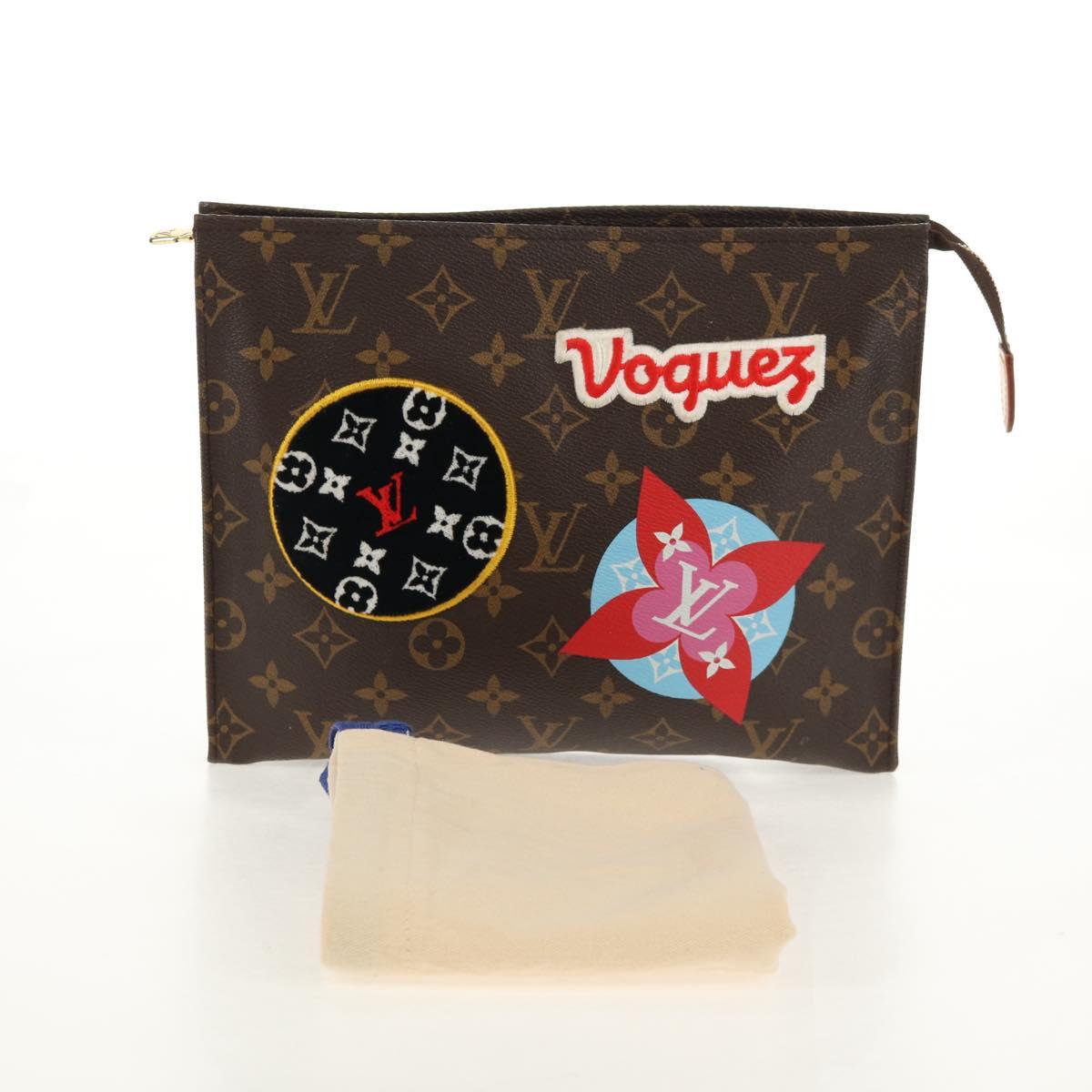 LOUIS VUITTON Monogram Poche Toilette 26 Pouch M43997 LV Auth 150474M