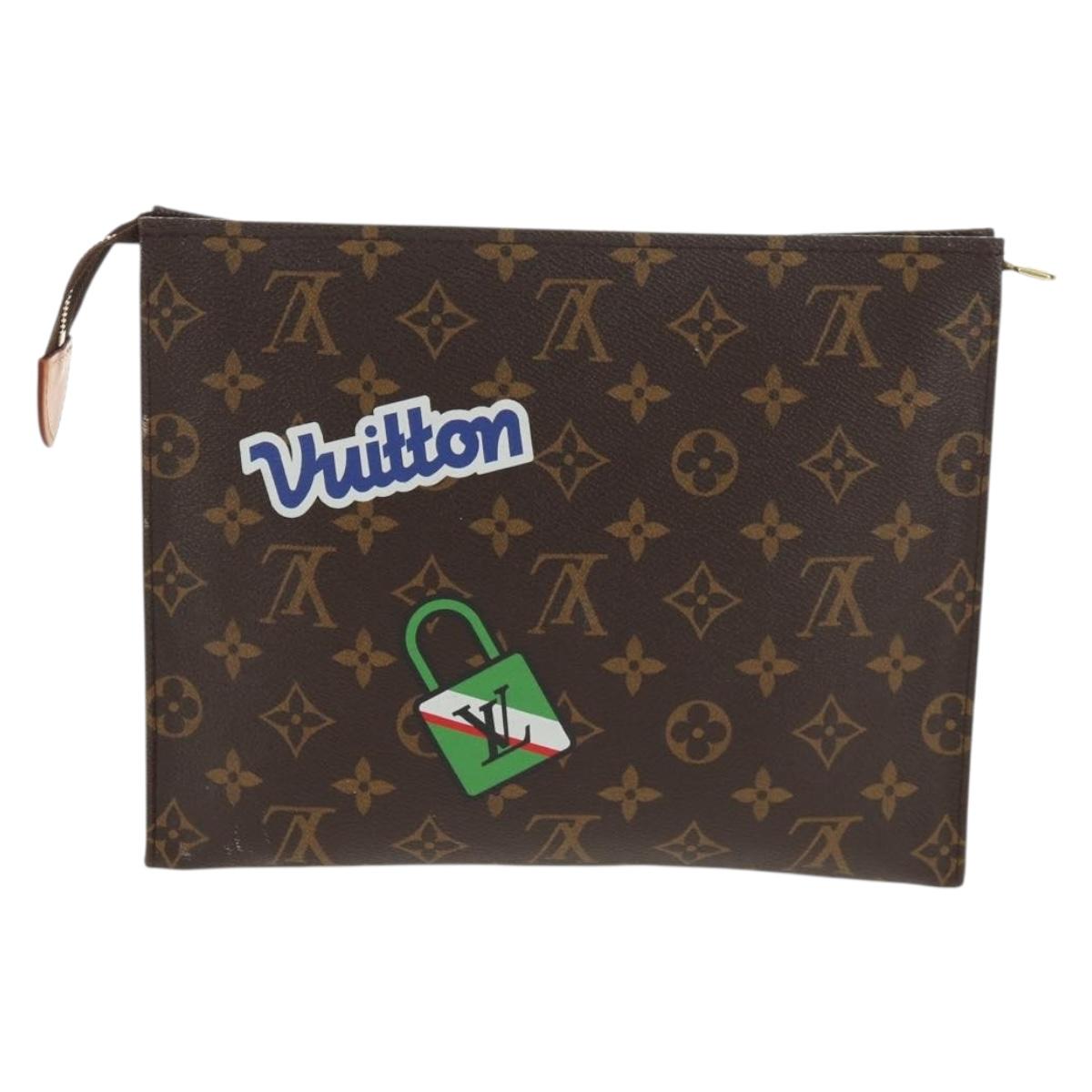 LOUIS VUITTON Monogram Poche Toilette 26 Pouch M43997 LV Auth 150474M