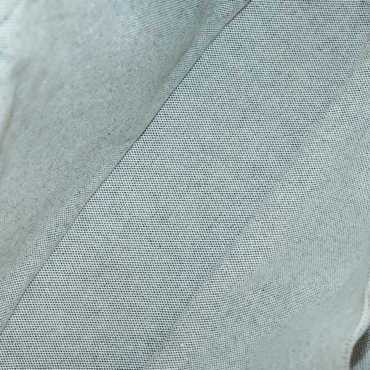 HERMES Fourre Tout Hand Bag Canvas 2 Set Gray Auth 150478