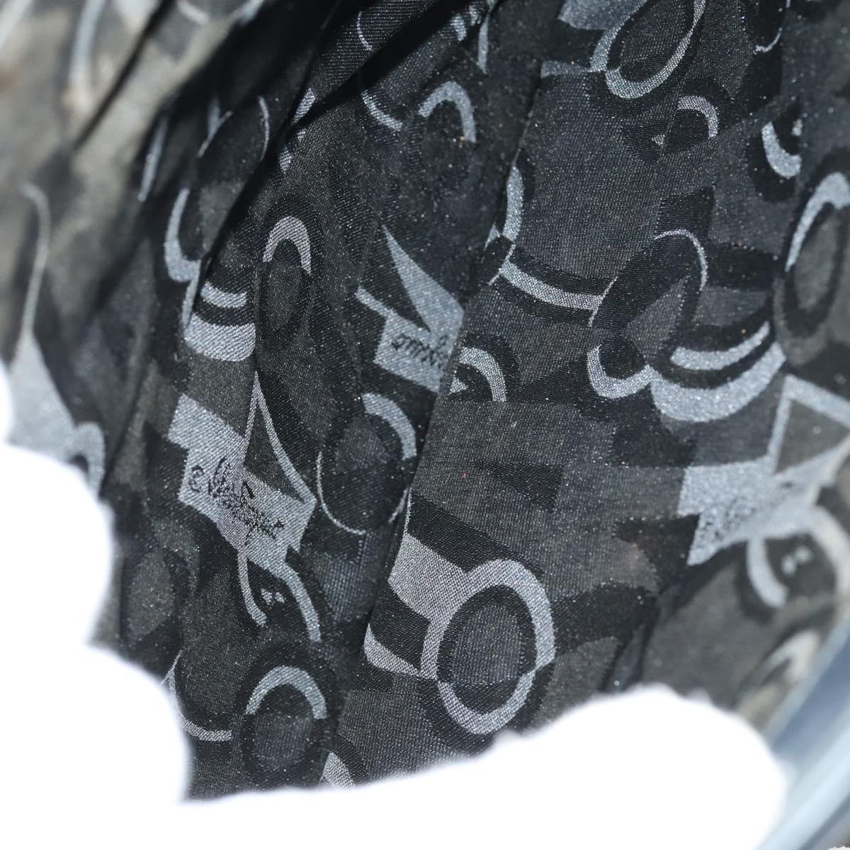 Salvatore Ferragamo Celine Hand Bag Nylon Leather 2 Set Black Auth 150480