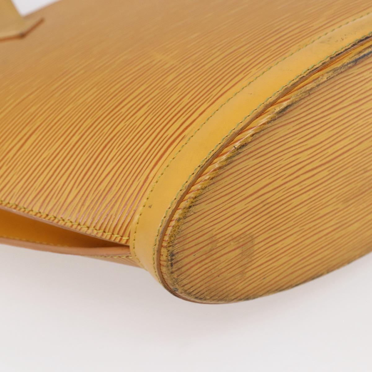 LOUIS VUITTON Epi Saint Jacques Hand Bag Yellow M52279 LV Auth 150504