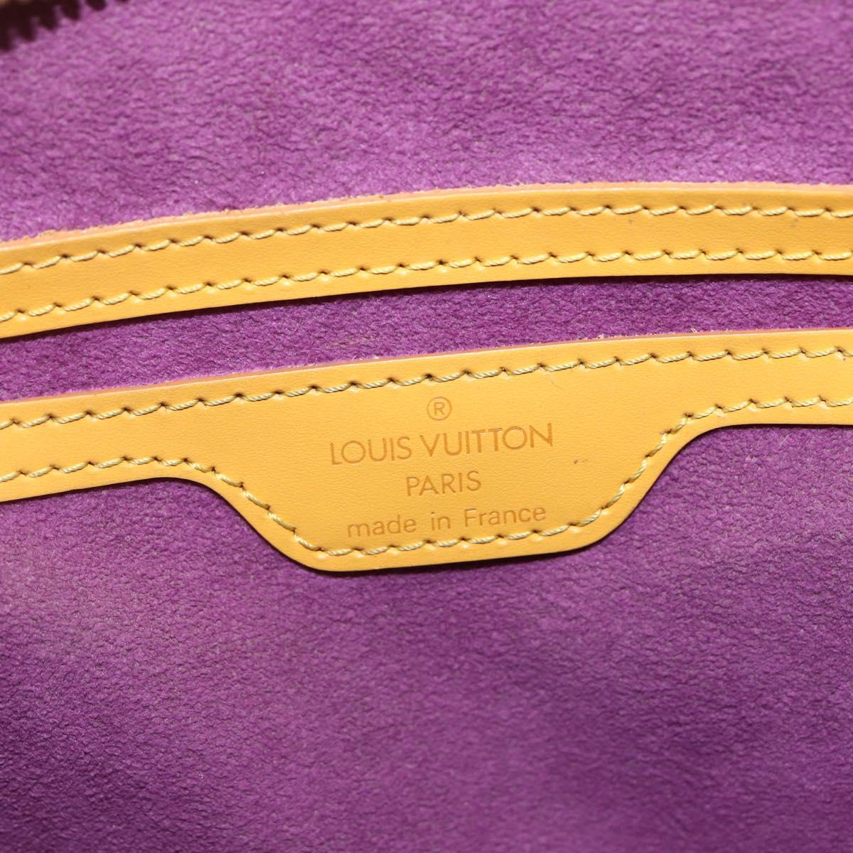 LOUIS VUITTON Epi Saint Jacques Hand Bag Yellow M52279 LV Auth 150504