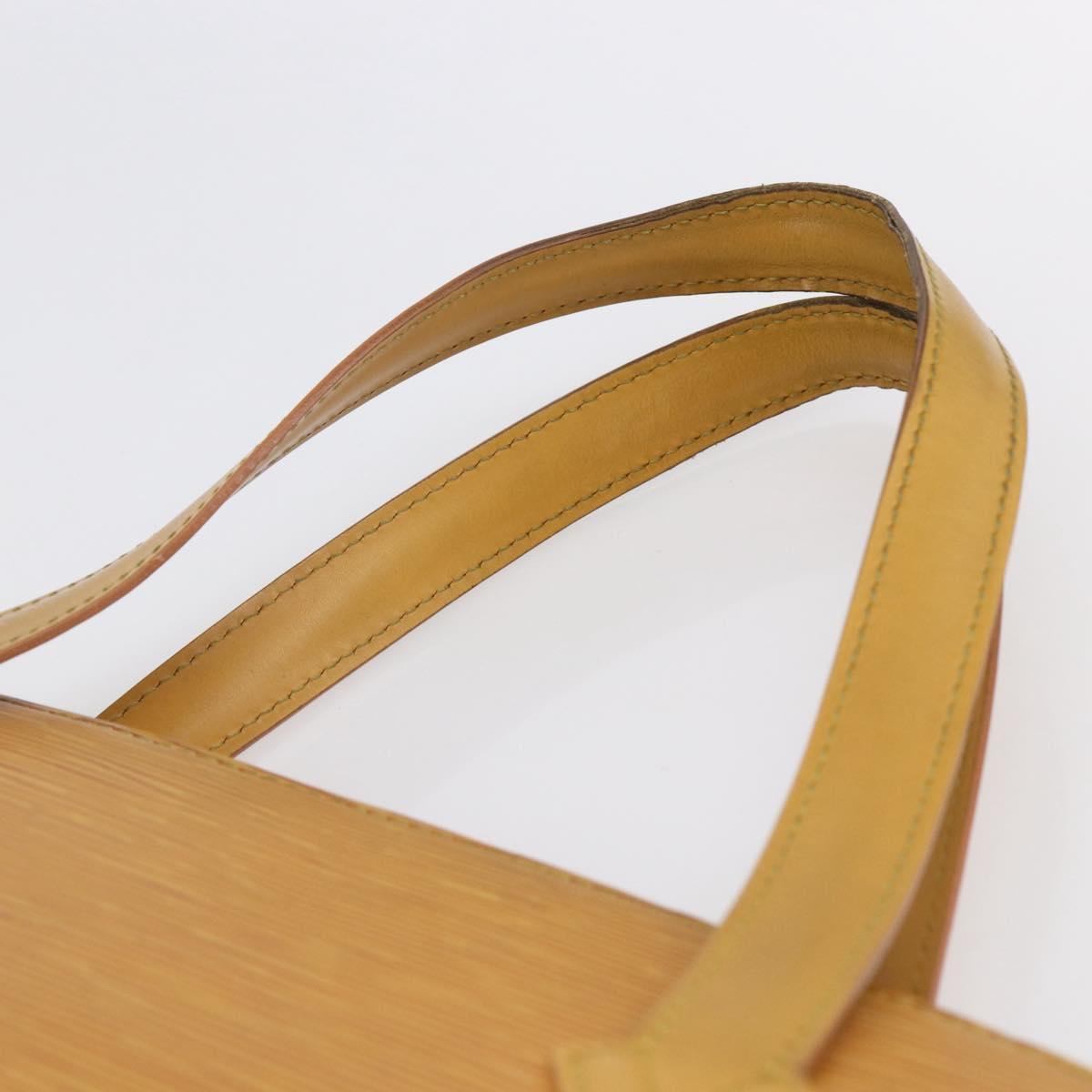 LOUIS VUITTON Epi Saint Jacques Hand Bag Yellow M52279 LV Auth 150504