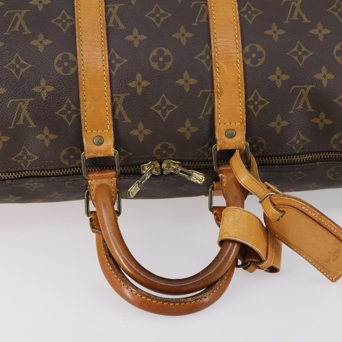 LOUIS VUITTON Monogram Keepall 45 Boston Bag M41428 LV Auth 150505