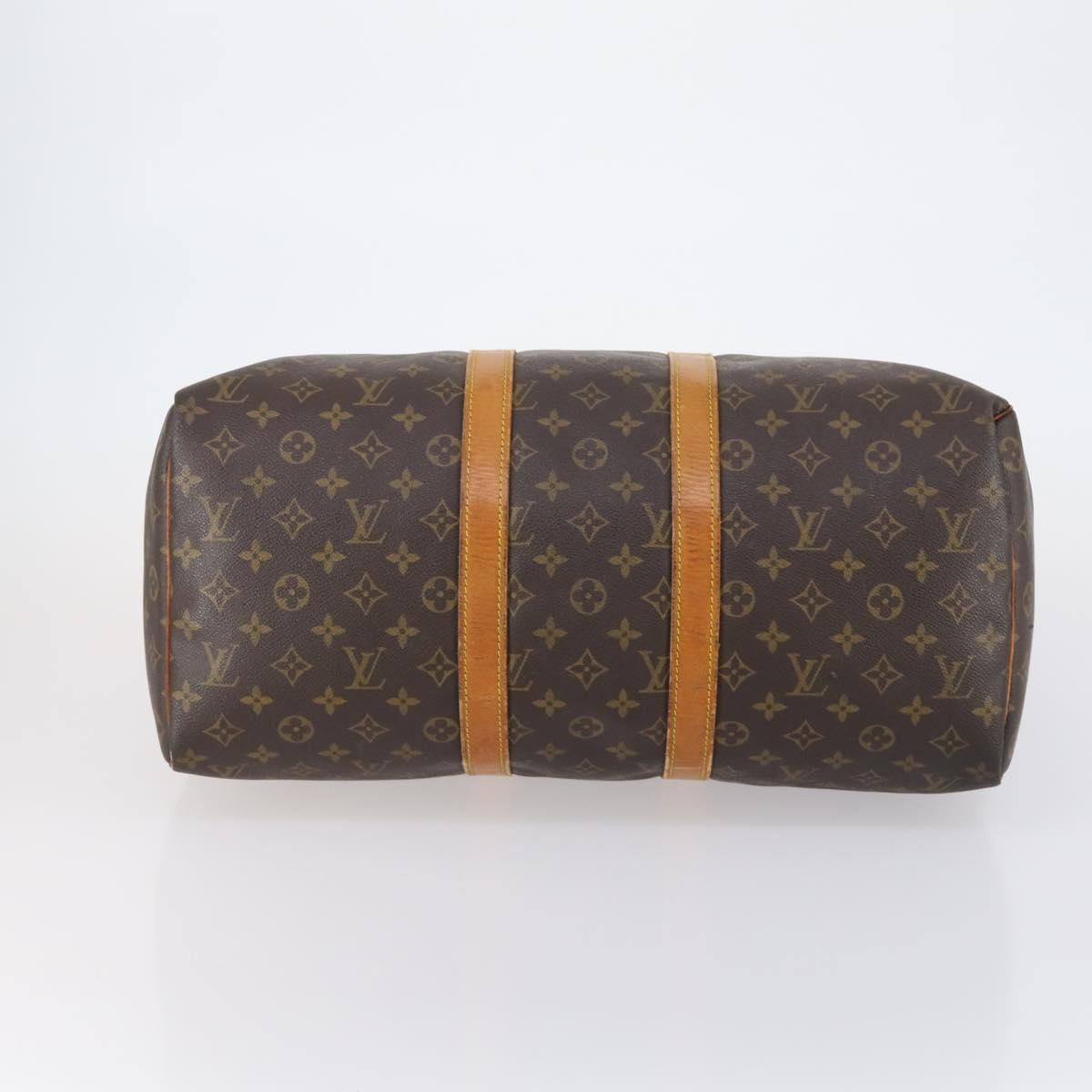 LOUIS VUITTON Monogram Keepall 45 Boston Bag M41428 LV Auth 150505