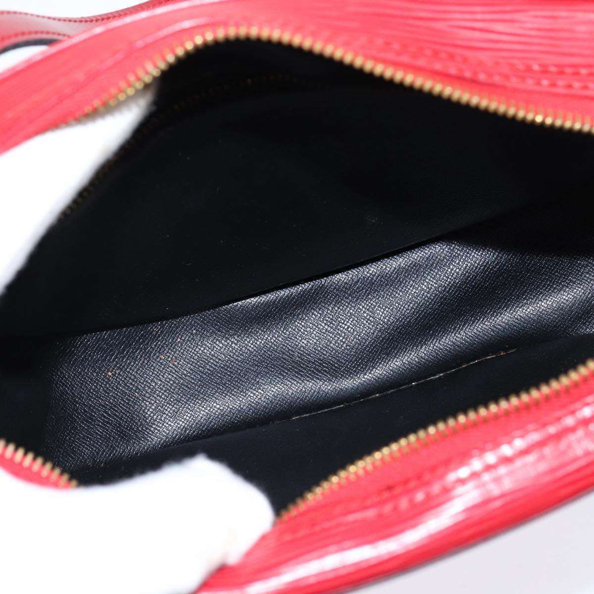 LOUIS VUITTON Epi Jeune Fille MM Shoulder Bag Red M52157 LV Auth 150510