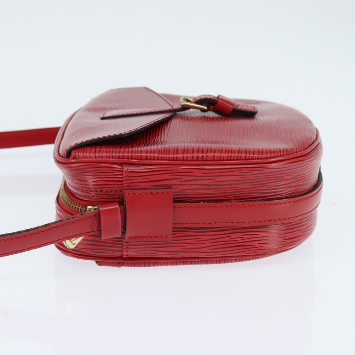 LOUIS VUITTON Epi Jeune Fille MM Shoulder Bag Red M52157 LV Auth 150510