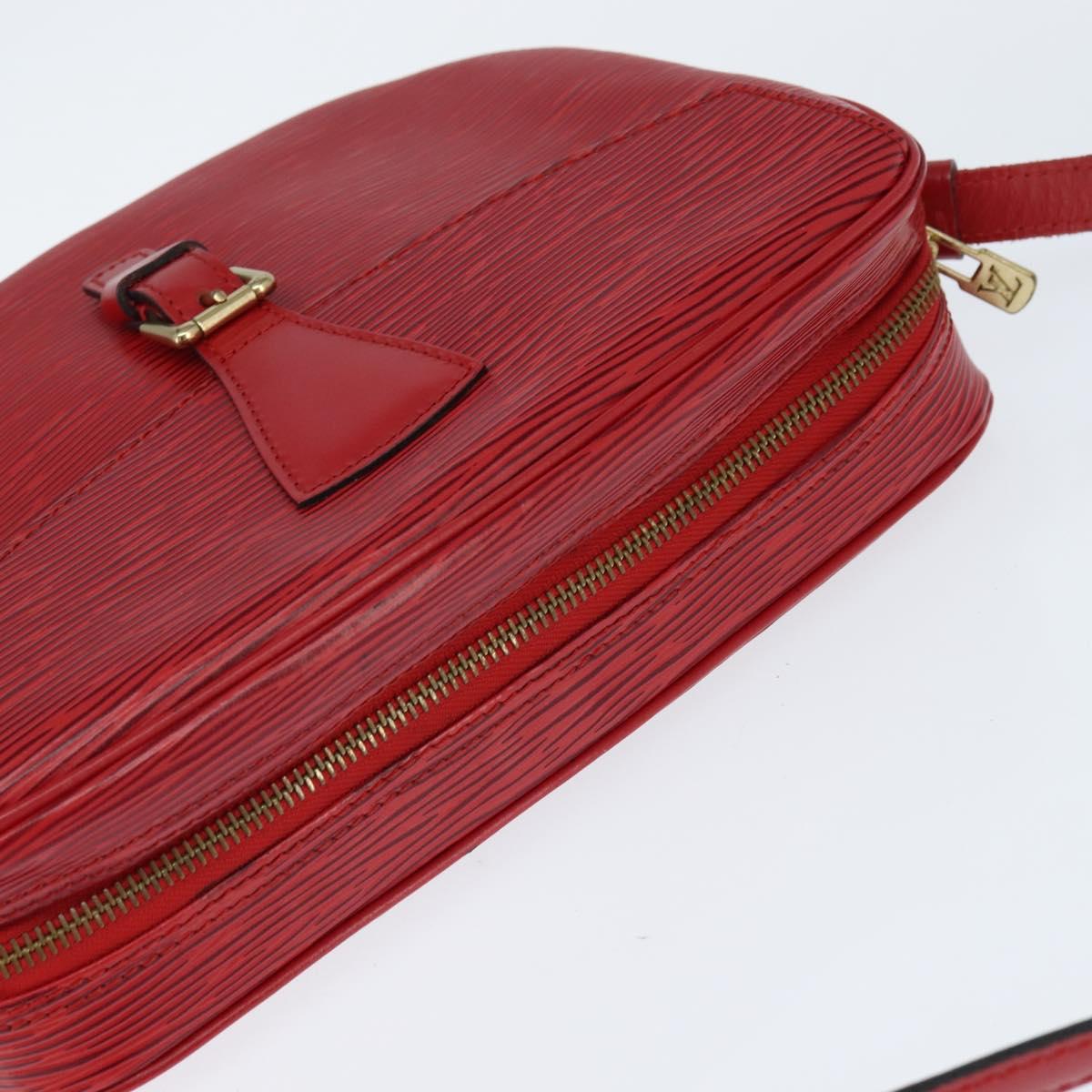 LOUIS VUITTON Epi Jeune Fille MM Shoulder Bag Red M52157 LV Auth 150510