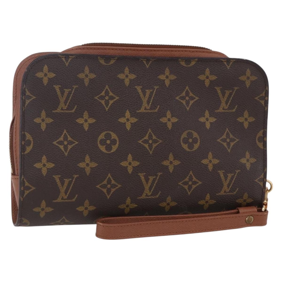 LOUIS VUITTON Monogram Orsay Clutch Bag M51790 LV Auth 150526