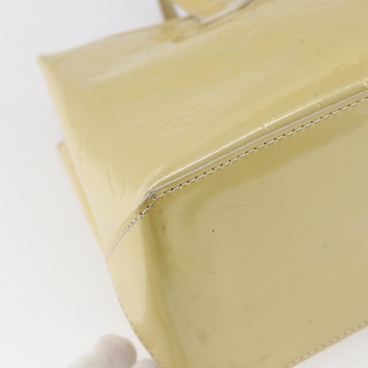 LOUIS VUITTON Monogram Vernis Wilshire PM Hand Bag Broncorail M91452 Auth 150528