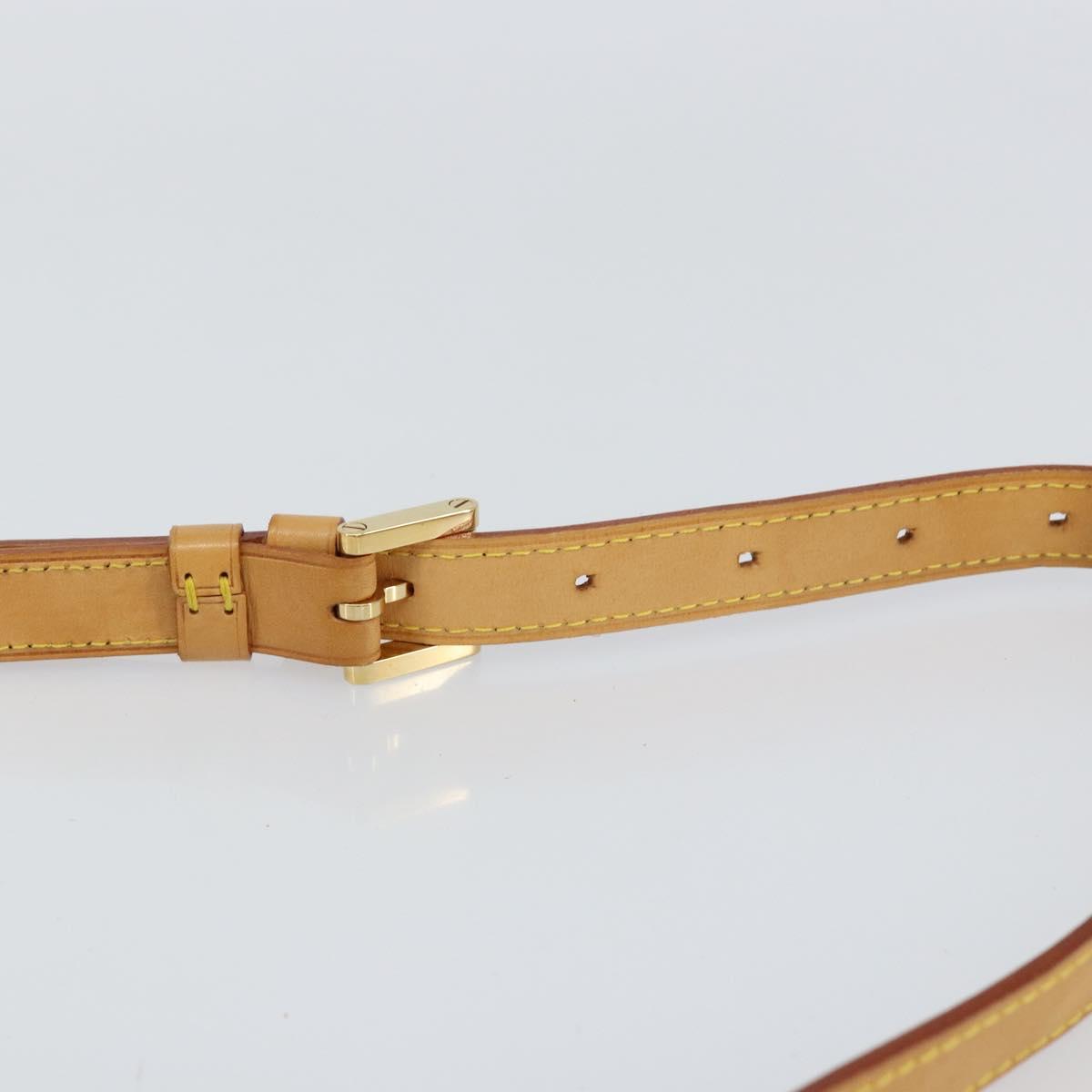LOUIS VUITTON Monogram Vernis Thompson Street Bag Beige M91301 LV Auth 150529