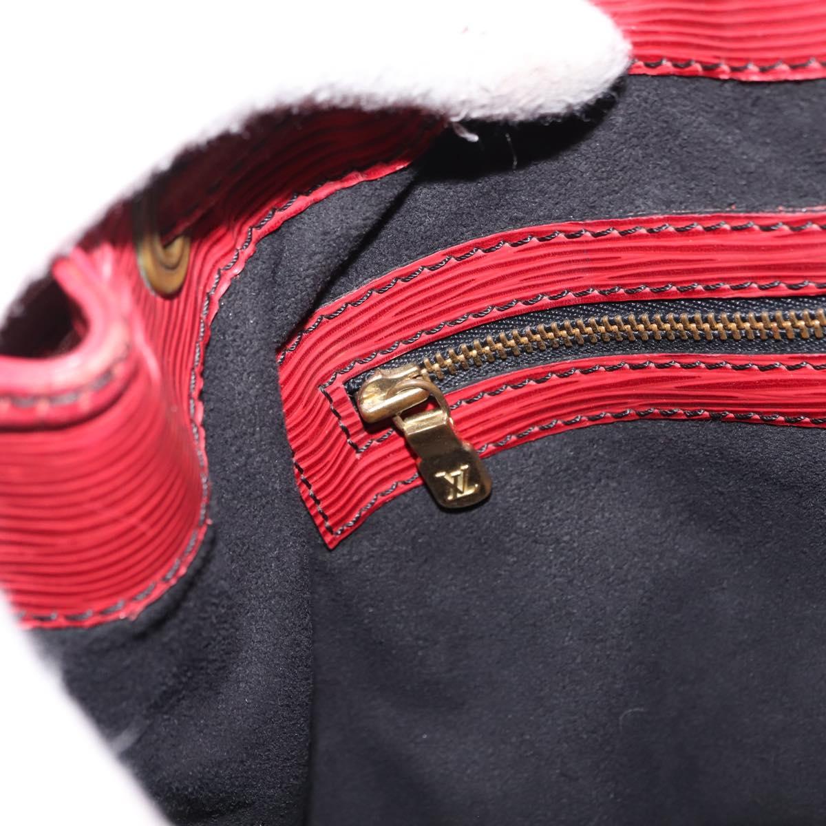 LOUIS VUITTON Epi Petit Noe Shoulder Bag Red M44107 LV Auth 150540