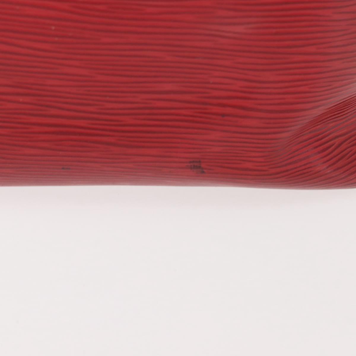 LOUIS VUITTON Epi Petit Noe Shoulder Bag Red M44107 LV Auth 150540