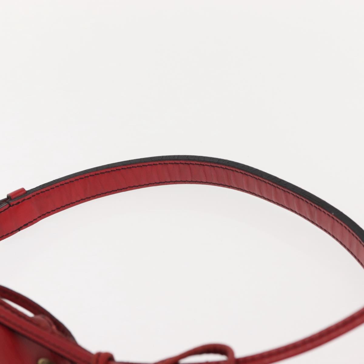 LOUIS VUITTON Epi Petit Noe Shoulder Bag Red M44107 LV Auth 150540