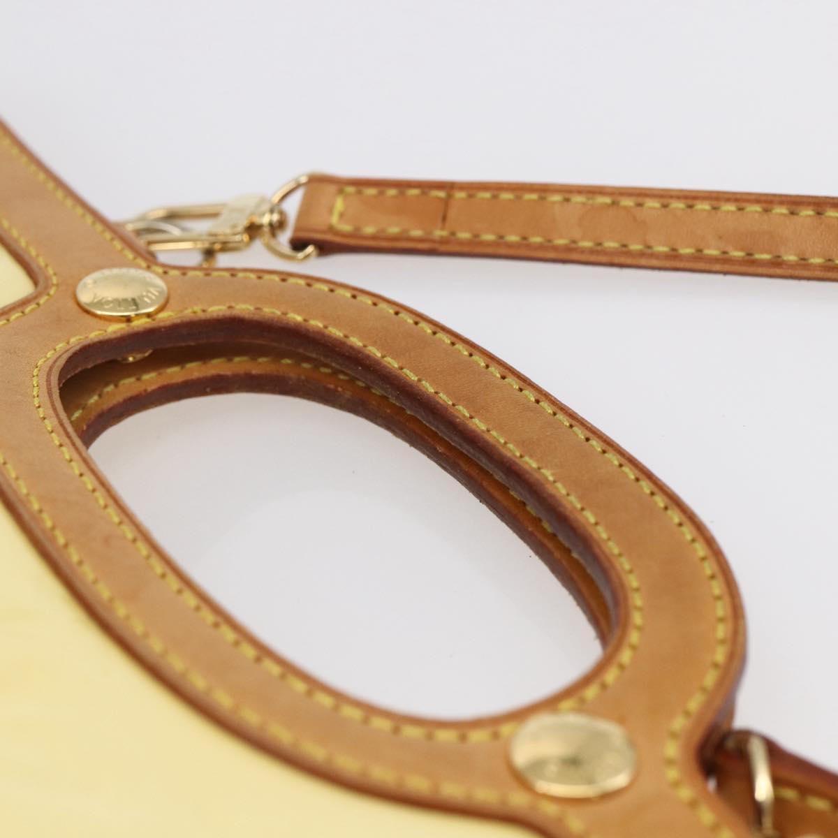 LOUIS VUITTON Monogram Vernis Roxbury Drive Hand Bag Perle M91374 Auth 150542