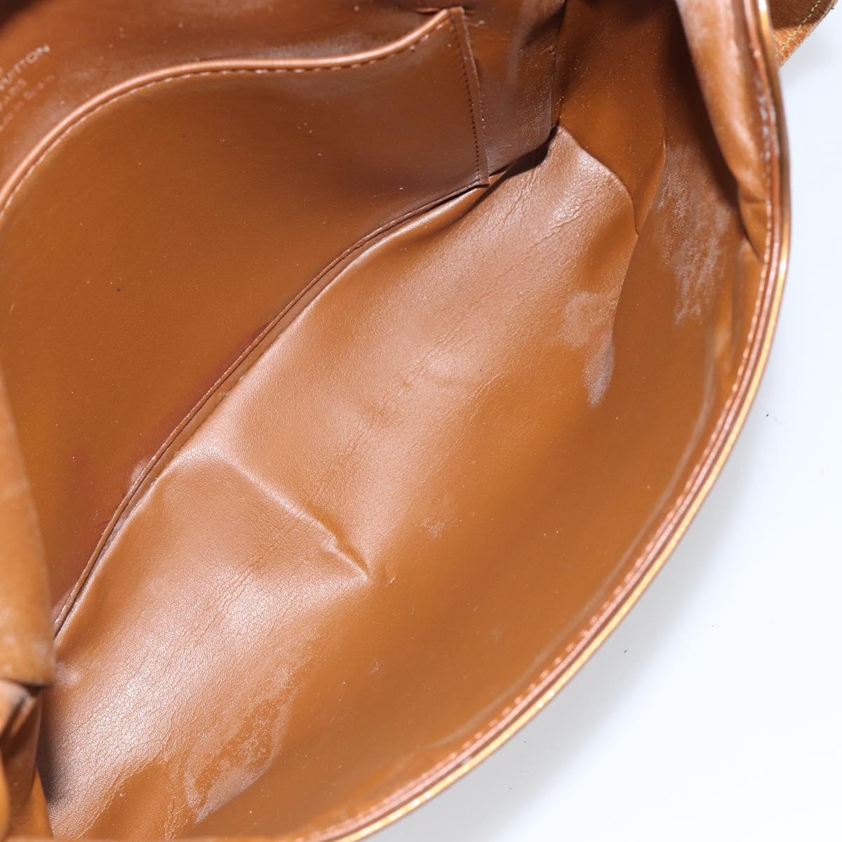 LOUIS VUITTON Monogram Vernis Thompson Street Bag Bronze M91124 LV Auth 150557